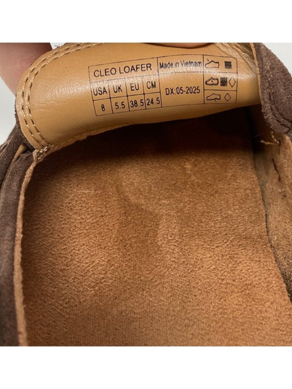 Vionic Cleo Loafers Womens 8 M Coffee Brown Suede Arch Support Slip On Comfort - Picture 9 of 9